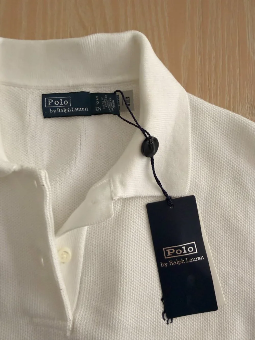 Polo Ralph Lauren Sleeveless Polo in White SIZE S